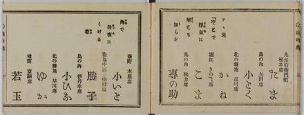 ほかになきあひそもの&gt;&gt;花くらべ芸妓評判記